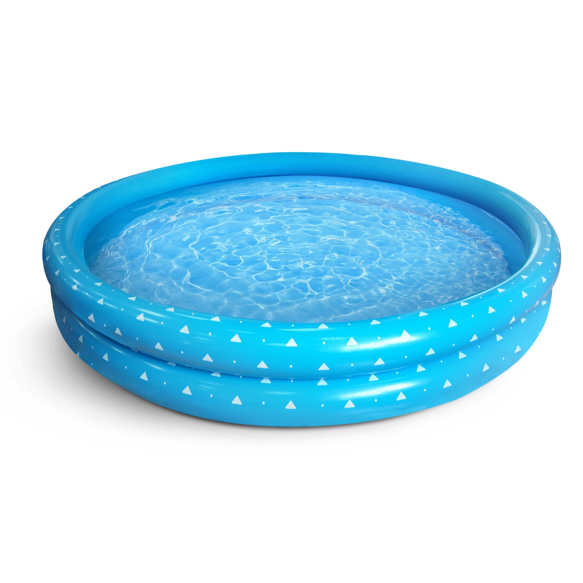 Scoosh Premium Inflatable Swimming Pool, Easy to Inflate Paddling pool for Kids and Adults, Air pump & Repair Patch Included, Waterproof bag provided for Storage (6FT - DOTTED)