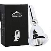 EASTROCK Standard Tuba Mouthpiece, Silver Plated Size 22, Vacuum Packed | Tuba Mouthpiece, Silver-Plated Surface, Smooth Feel, Durable Design, Suitable for Students, Beginners and Players