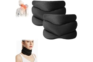 Neck Support for Snoring, Neck Brace, Neck Brace for Sleeping, Adjustable Soft Foam Neck Braces for Men & Women, Ergonomic De
