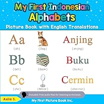 My First Indonesian Alphabets Picture Book with English