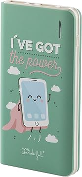 Mr Wonderful Batería Externa 6000 mAh: Amazon.es: Electrónica