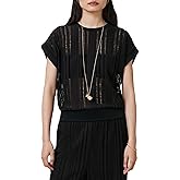 Allsaints Womens Giana Crochet Tank