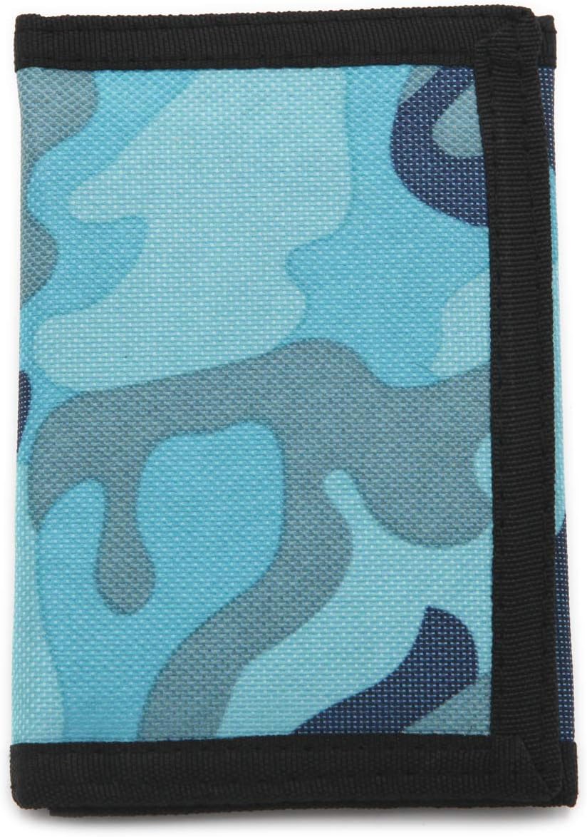 sundee RFID Slim Camouflage Wallet/Trifold Canvas Outdoor Sports Wallet for Boys & Kids - Blue - Image 4