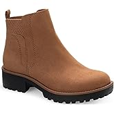 Sun + Stone Womens Kandy Zipper Dressy Booties Tan 5.5 Medium (B,M)