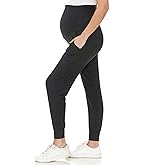 Leggings Depot Maternity Pants for Women Over The Belly Pregnancy Joggers Casual Lounge Pants