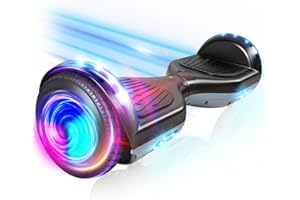 EPCTEK Electric Scooter, 6.5inch 7.5MPH Top Speed 8.5 Mile Range, Scooters with Flash Wheel for Kids,Teenagers, Adults