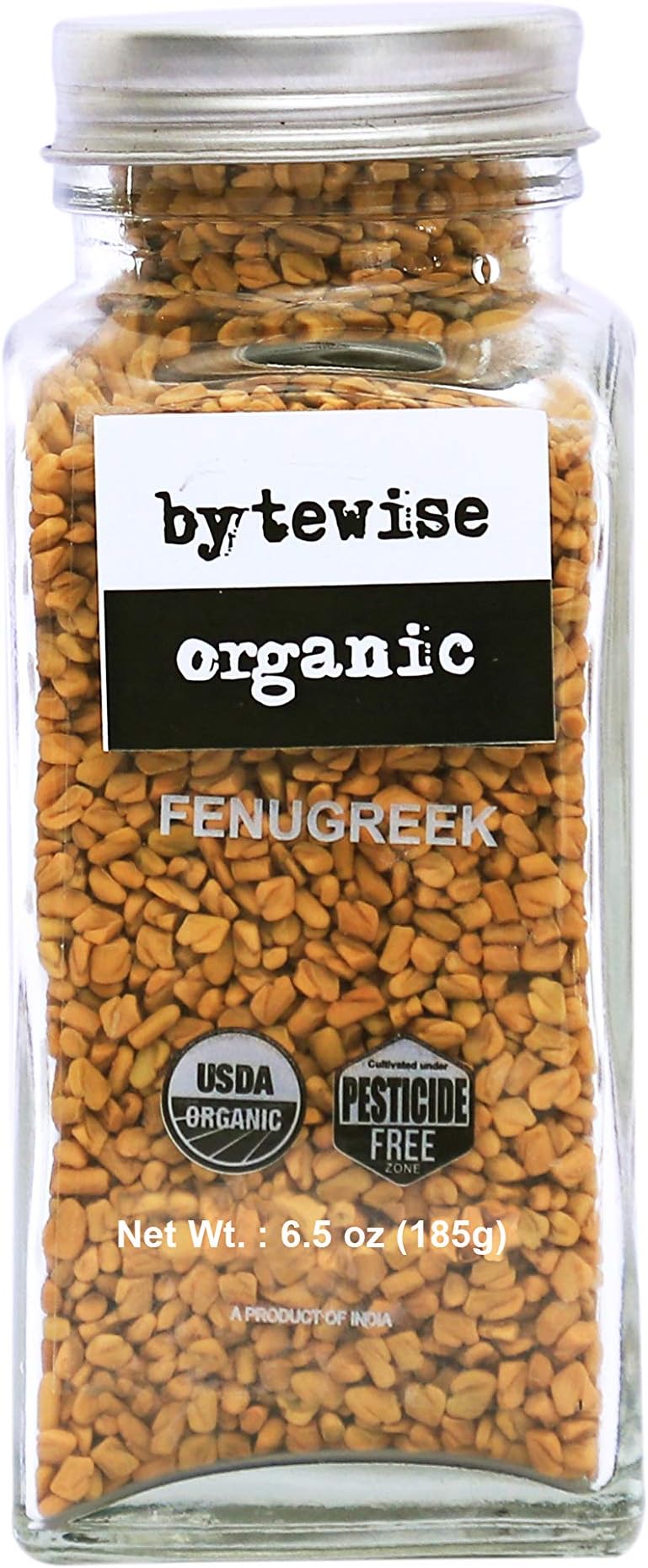 Bytewise Organic Fenugreek seeds / Methi, 6.5 Oz