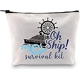 GJTIM Oh Ship! Survival Kit - Travel Makeup Bag & Cruise Accessories for Cruise Lovers