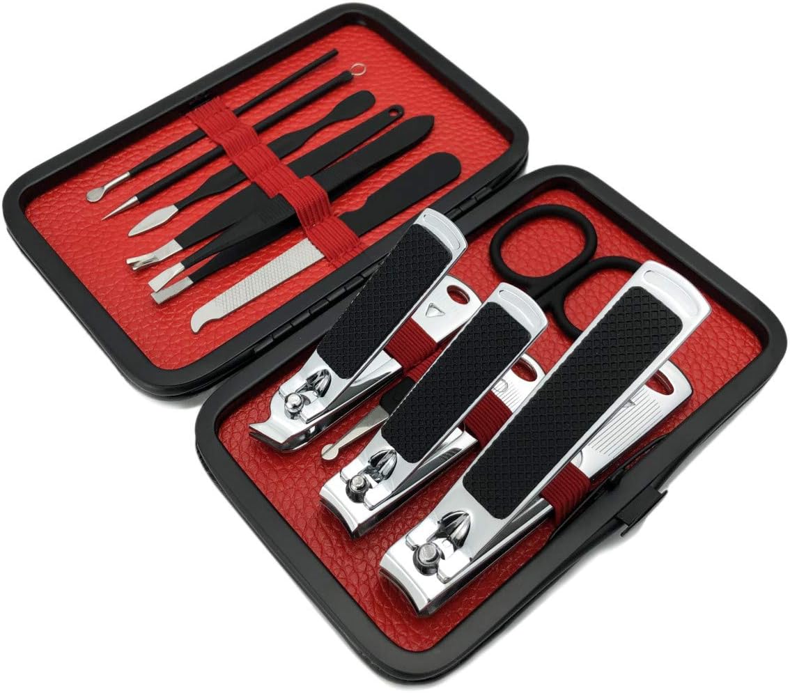 Nail Clippers Non Slip Use Easily Manicure Set for Women Men Manicure Kit 10 Piece Suits Professional Innovation