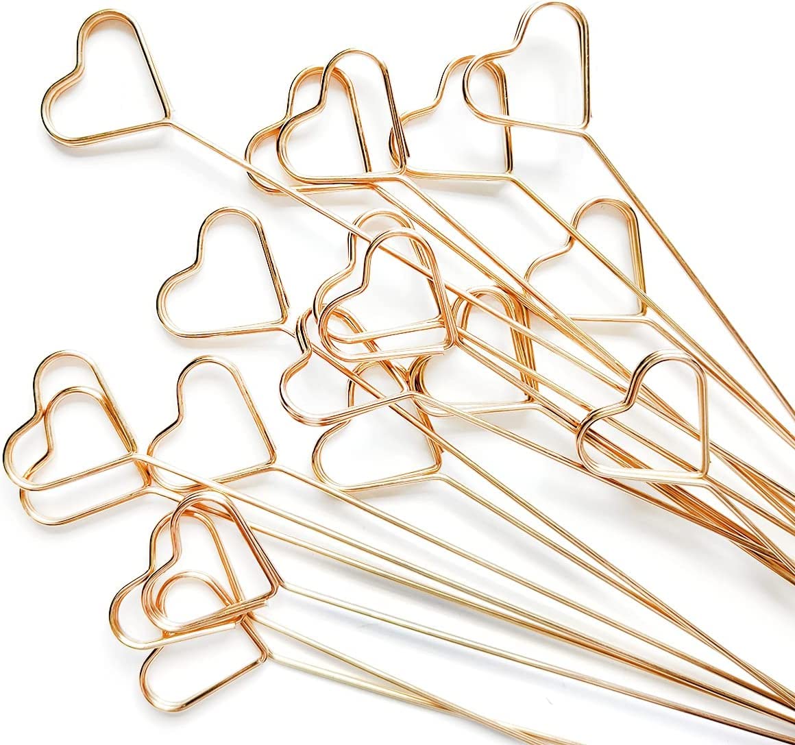 Photo 1 of (20PAC) wire floral seat card holder Pick 13 "gold photo holder Memento Wedding Birthday party, love