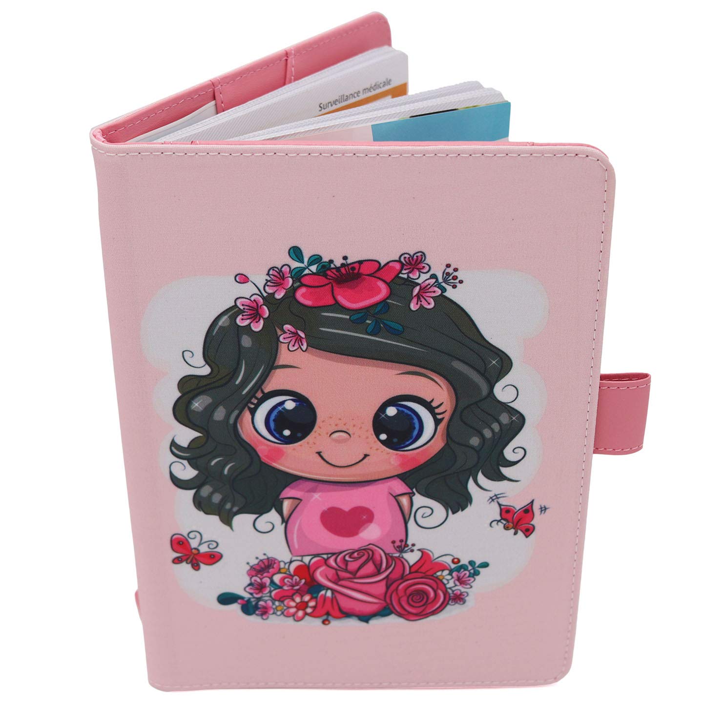 Oxrose Health Care Card for Baby Girl – Princess Pattern – A5 Format 15x21 cm – Discounts for Ranger The Orders