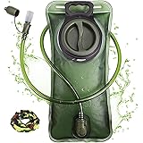 Hydration Bladder, 2L Water Bladder for Hiking Backpack Leak Proof Water Reservoir Storage Bag, 2 Liter BPA-Free Water Pouch 