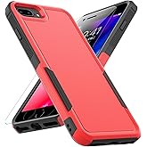for iPhone 8 Plus/iPhone 7 Plus/iPhone 6 Plus Case: Dual Layer Protective Heavy Duty Cell Phone Case Shockproof Rugged Bumper