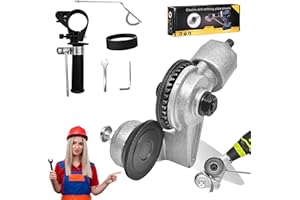 RANDJ Sheet Metal Cutter, Electric Drill Plate Cutter for Precise Cutting of Aluminum, Steel, Copper, and Iron, Drill Cut Pro Metal Cutting Adapter for Heavy Duty Projects and Thin Metal Plates