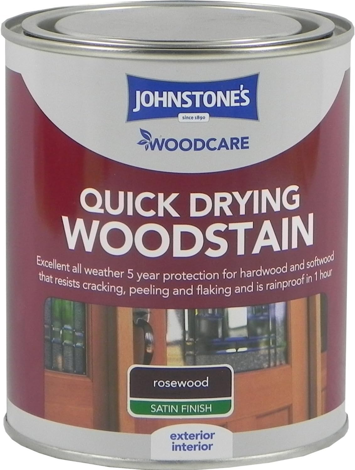 Johnstones Woodcare Quick Drying Interior/Exterior Woodstain Dark