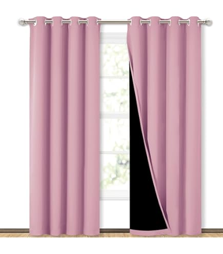 LEMOMO Cappuccino - Cortinas Opacas De 52 X 95 Pulgadas, Juego De 2