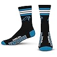 For Bare Feet Men's NFL 4-Stripe Deuce Performance Crew Socks