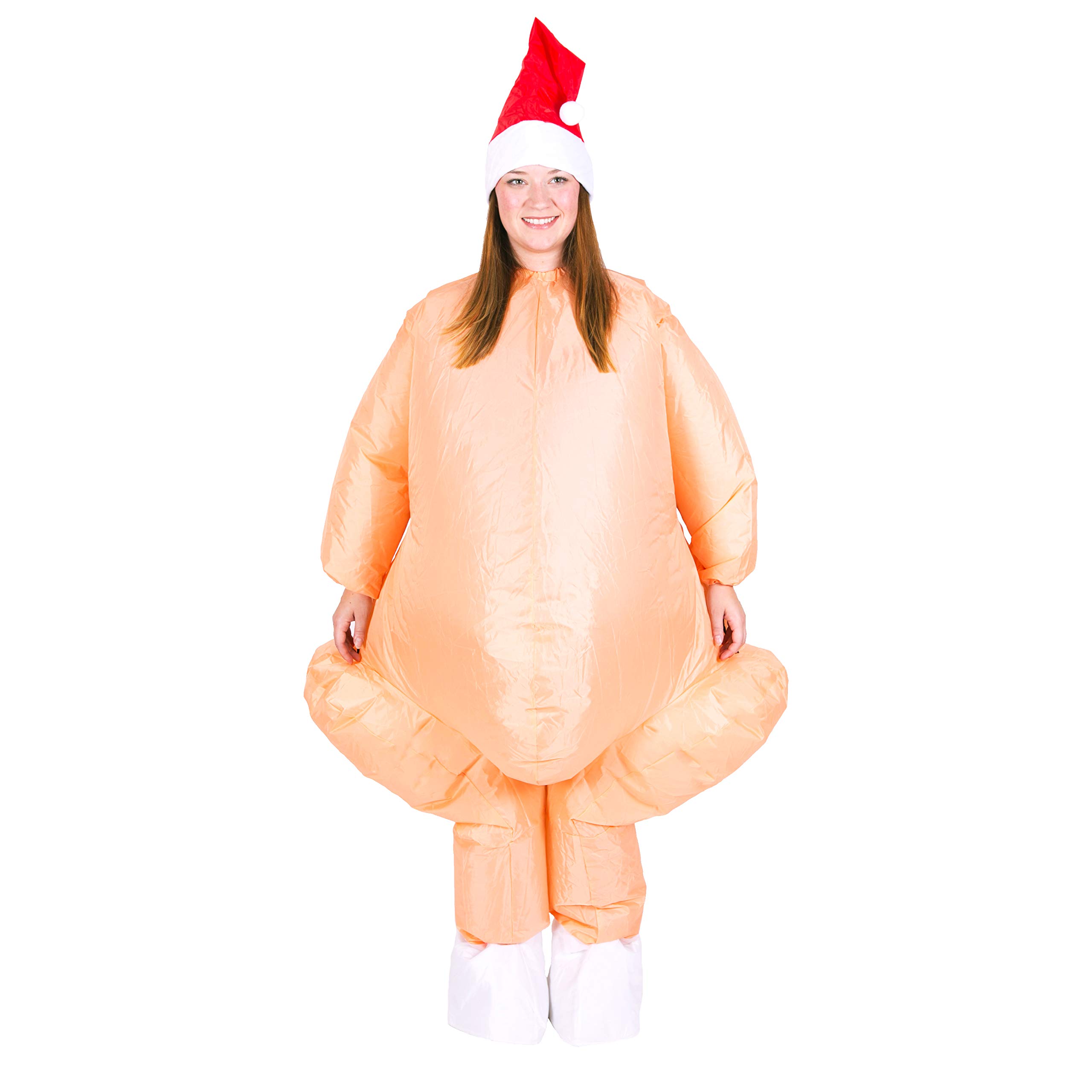 Bodysocks Fancy Dress Inflatable Christmas Turkey Costume for Adults