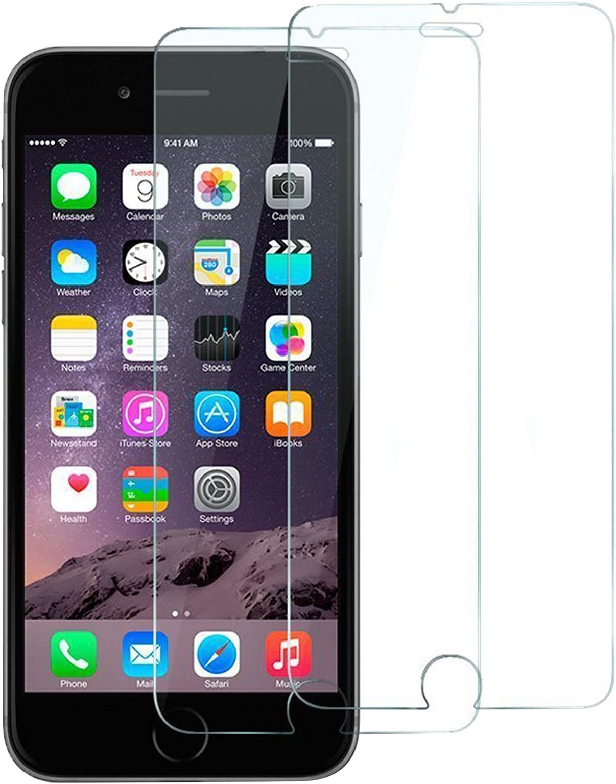 iPhone 7 Plus Screen Protector [5.5 inch][2 Pack] JCHope Screen Protector Tempered Glass, 3D Touch Compatible, No Bubbles, Oil and Scratch Coating, Touch Clear