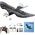 VEVOR RC Plane, 2.4GHZ 2 Channel RC Airplane with 6-Axis Gyro Stabilizer&2 Batteries, Ready to Fly Eagle Aircraft Plane Toy, RC Glider for Adults Kids Beginners Birthday/Xmas Child Gift