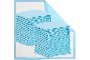 Disposable Bed Pads 32? x 36? Incontinence Pads Heavy Absorbency Underpads 25Count Waterproof 5-Layer Protection as Bed Prote