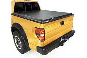 YITAMOTOR Soft Roll Up Truck Bed Tonneau Cover Compatible with 2009-2014 Ford F-150 5.5 ft Bed