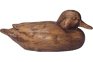 Hymmah Duck Home Decor Statue Rustic Home Decorations for Living Room, Boho Sculpture Resin Animal Collectible Figurines for Indoor Decor