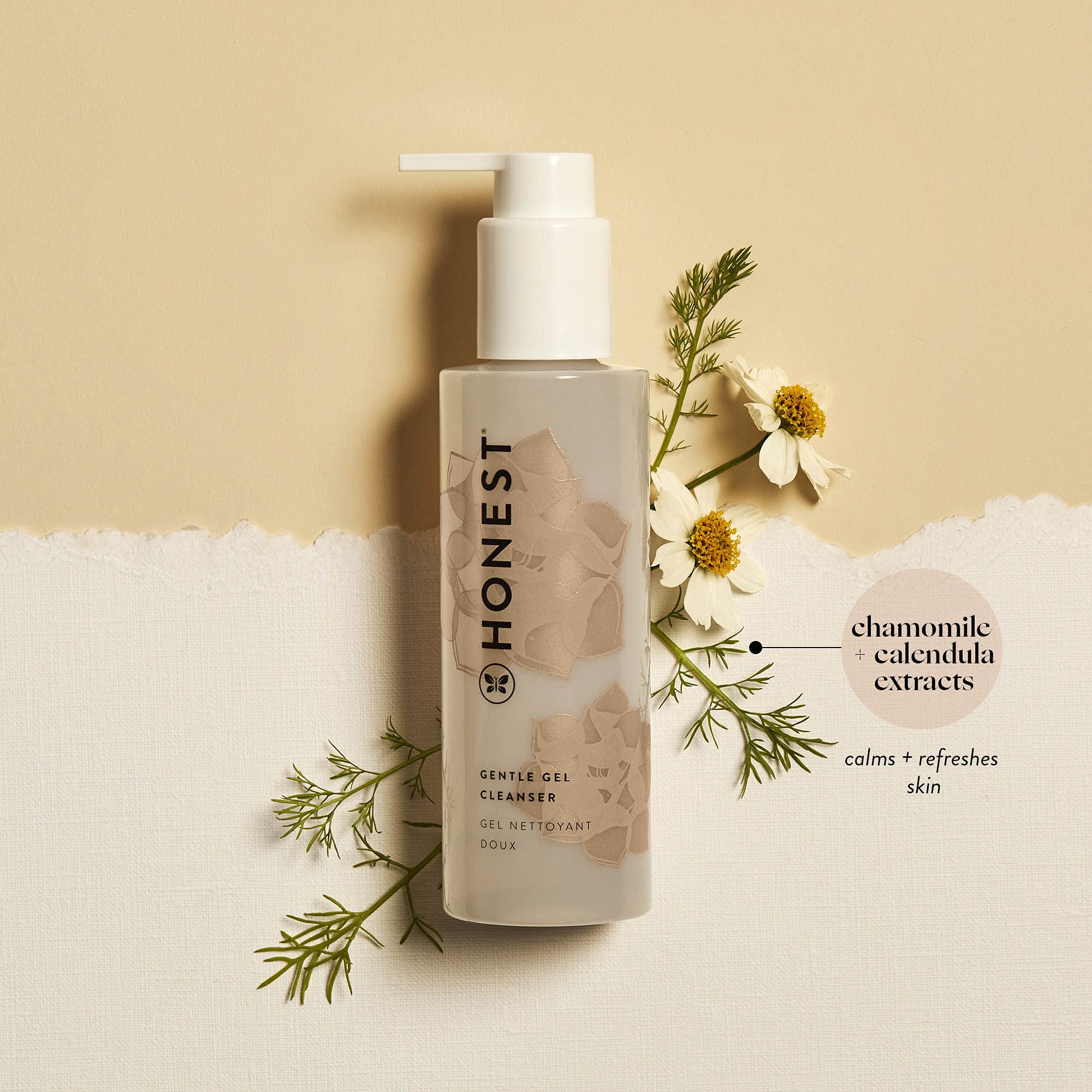 Honest Beauty Fresh Face Bestsellers Kit | Exclusive | Gentle Gel Cleanser, Hydrogel Cream, Extreme Length Mascara + Primer, Tinted Lip Balm, Makeup Remover Wipes | Vegan + Cruelty free