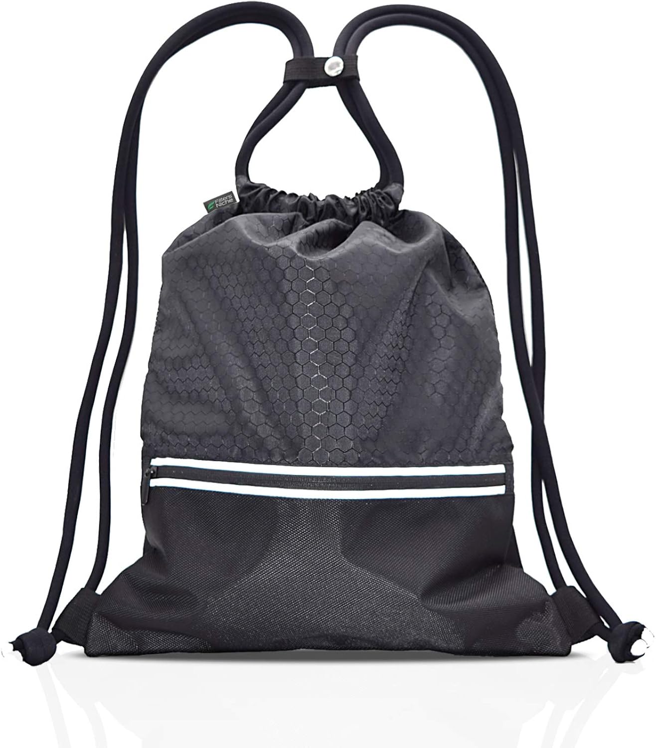 reflective drawstring bag