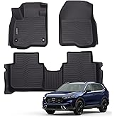 Auxko All Weather Floor Mats Fits for Honda CR-V 2023 2024 2025 2026 (Include Hybrid) TPE Rubber Liners Accessory for Honda CRV 2023 2024 2025 2026 Odorless Anti-Slip Mats Black
