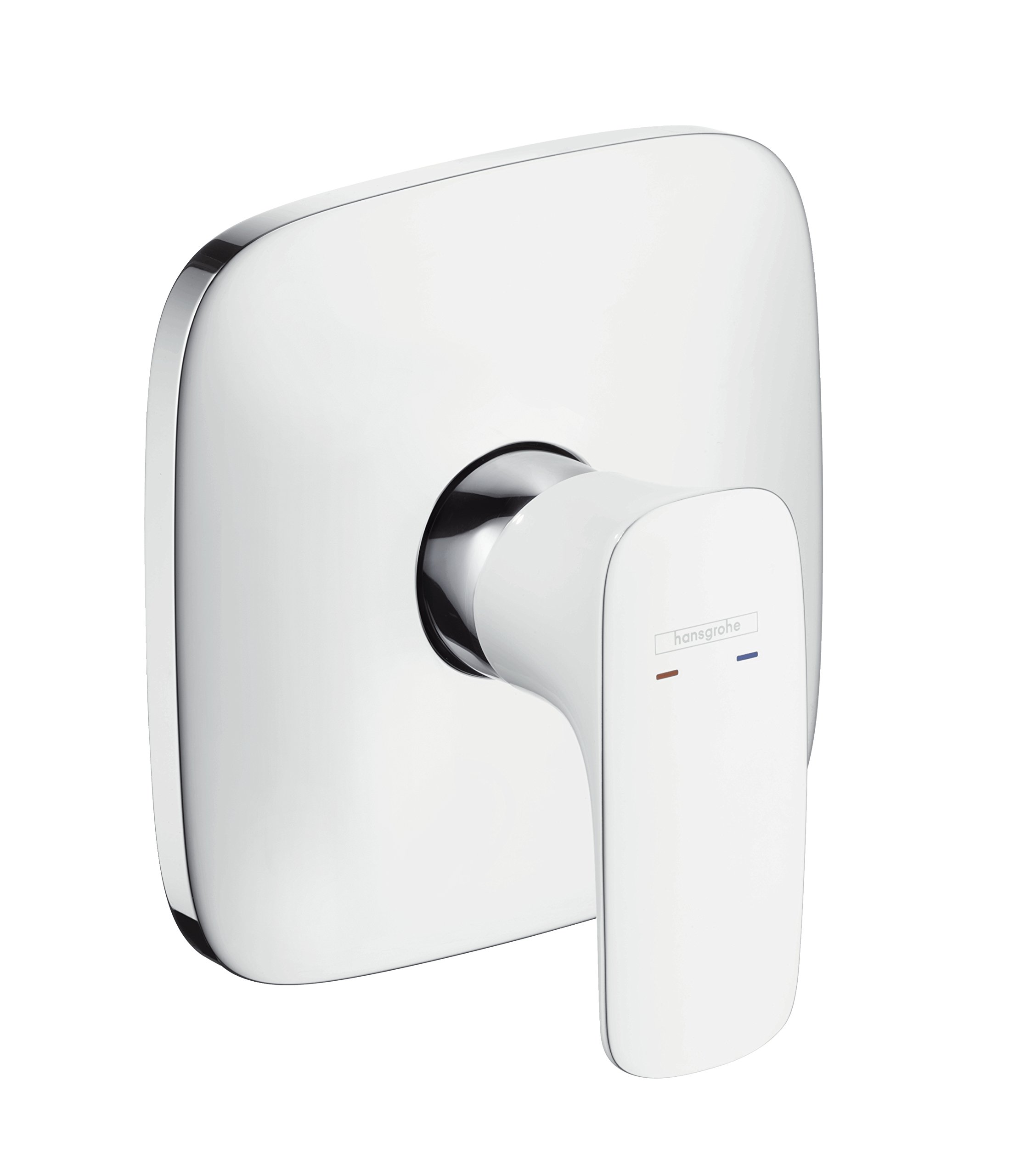 hansgrohe PuraVida shower mixer for 1 outlet, white/chrome 15665400