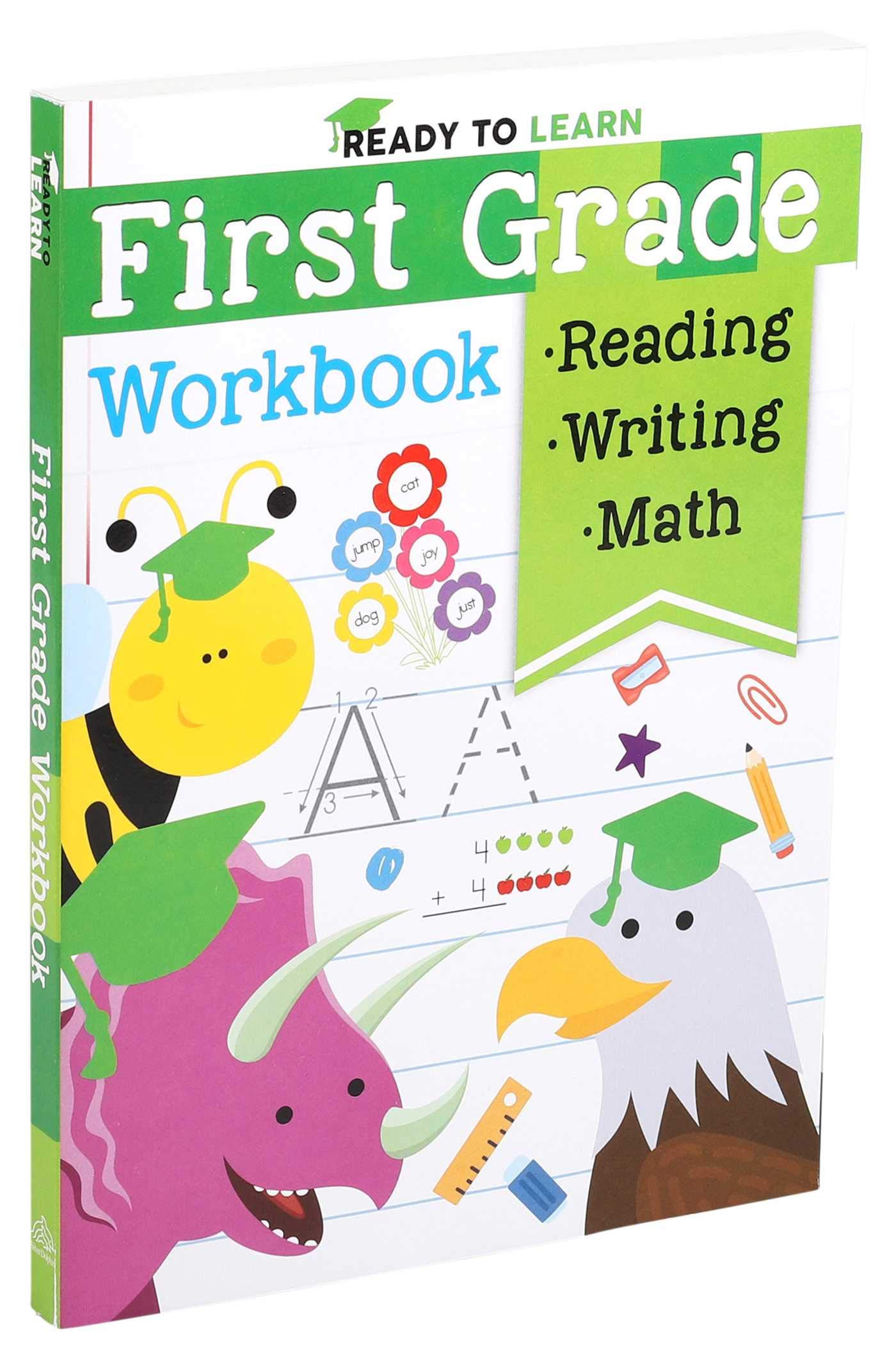 Ready To Learn First Grade Workbook Editors Of Silver Dolphin Books Amazon Com Books