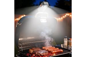 Grill Light for Blackstone Griddle & Weber Grill, Coinicxcel Rechargeable LED BBQ Lights for Outdoor Grill with 160°Beam 2-Level Brightness Auto On/Off for Blackstone Griddle Accessories Gifts for Men