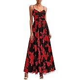PRETTYGARDEN Women Summer Floral Maxi Dress 2026 Spirng Spaghetti Strap Mesh Boho Sundress Party Beach Vacation Long Dresses