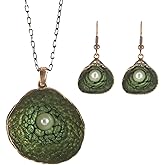 Cosso Artisan Jewelry for Women, Handcrafted Boho Design Pearl and Shell Sets, Necklaces with Vintage Earrings