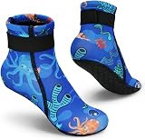 Summshall Kids Neoprene Socks 3mm Water Socks Non-Slip Anti Slip Grip view 1