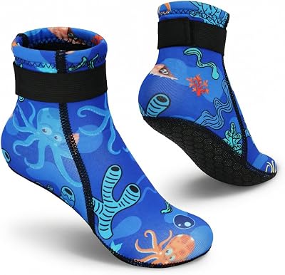 Summshall Kids Neoprene Socks 3mm Water Socks Non-Slip Anti Slip Grip