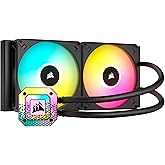 Corsair iCUE H115i Elite CAPELLIX XT Liquid CPU Cooler - Two AF140 RGB Elite Fans - 280mm Radiator - Intel® LGA 1700, 1200, 1