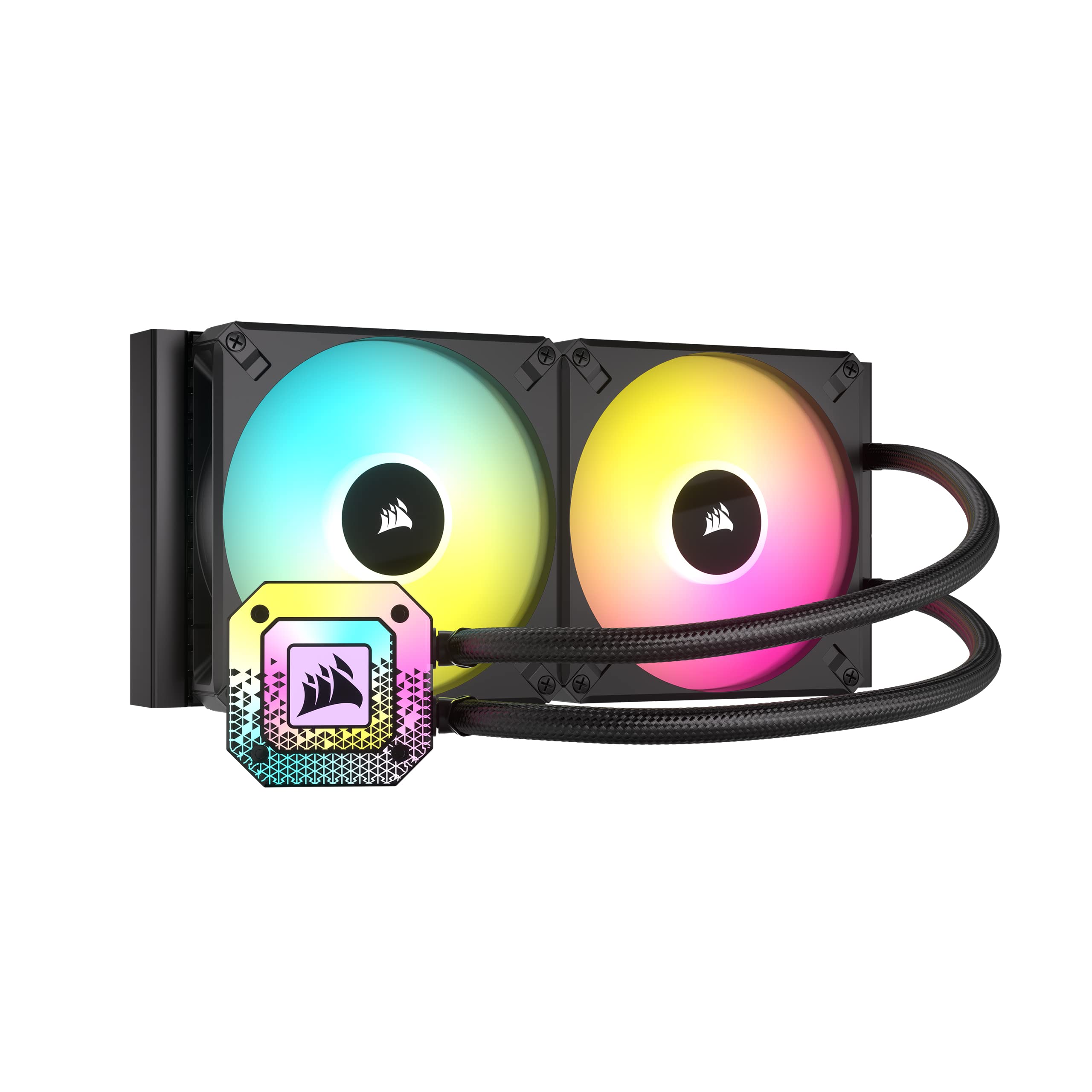 Corsair iCUE H115i ELITE CAPELLIX XT Dissipatore a Liquido per CPU - Due Ventole AF140 RGB ELITE - Radiatore di 280 mm - Intel® LGA 1700, 1200, 115X, 2066, AMD® AM5, AM4 - Nero