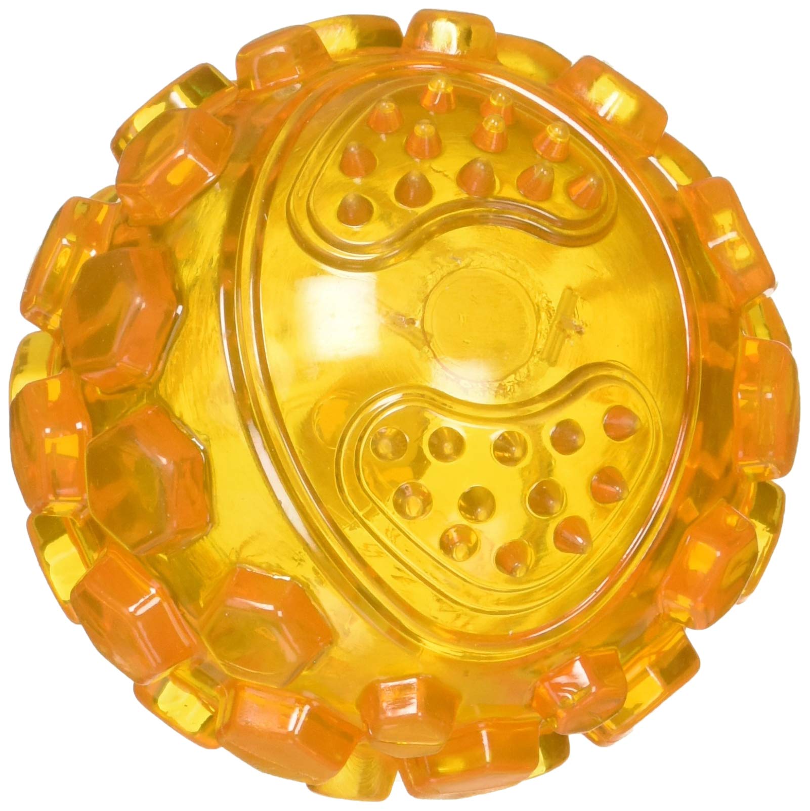 ZippyPaws ZP416 Squeaker Ball Squeak Toy, Yellow, Large