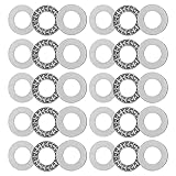 uxcell AXK1528 Thrust Needle Roller Bearings with