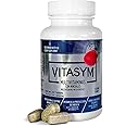 VITASYM, Multivitamin + Minerals, Vitamins A, C, D, E, B12, B6, Calcium, zinc, Phosphorus, Potassium, Iron, Minerals, biotin, thiamine, Magnesium, Chromium, riboflavin. for Everyday Wellness