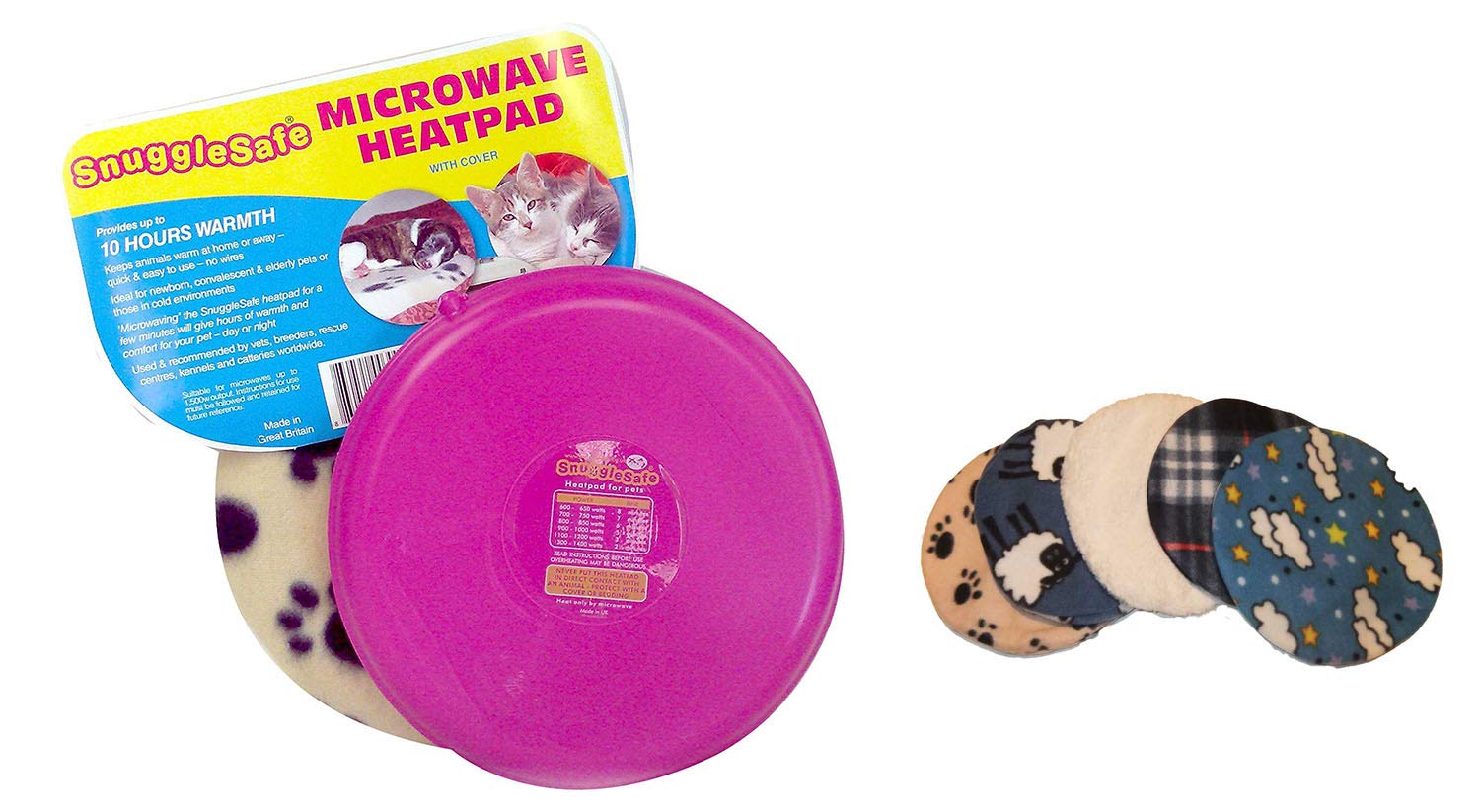 Snuggle Safe - Almohadilla térmica para microondas para Mascotas ...