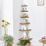 Gieanoo 9 Inch Solid Oak Corner Shelf Wall Mount Floating Shelf view 6
