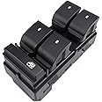 Master Power Window Switch Driver Side Compatible with 2007-2014 Chevy Silverado GMC Sierra 2008-2011 HHR 2009-2017 Traverse Replacement for 25951963 20945129 25789692
