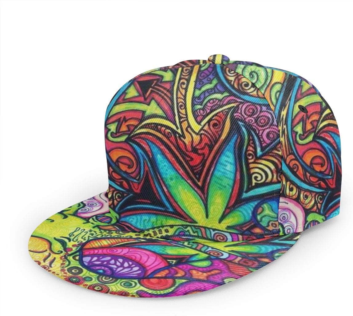 trippy flat bill hats