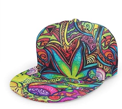 multi coloured baseball cap