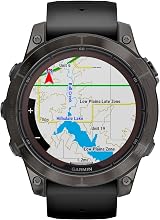 Garmin Fenix 7 Pro Sapphire Solar 47mm Gray/Black Band Smartwatch view 7