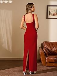 HTZMO Women Elegant Summer Bodycon Maxi Dress