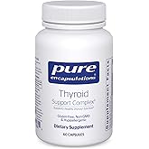 Pure Encapsulations Thyroid Support Complex - Supports Thyroid Health* - Antioxidant Infusion - with Ashwagandha & Iodine - Non-GMO & Vegetarian - 60 Capsules